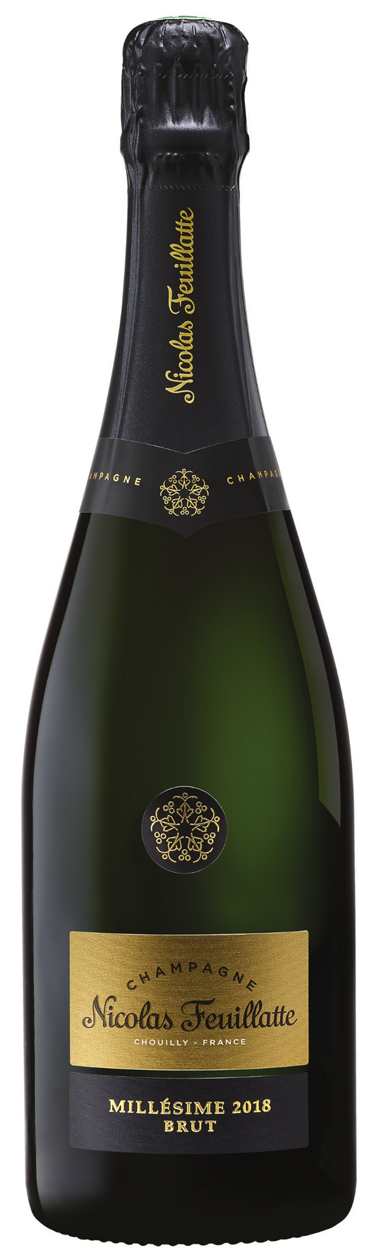 Nicolas Feuillatte Brut Millesime 2018  Front Bottle Shot
