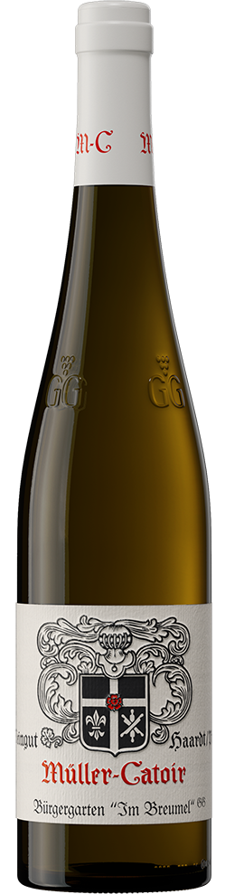 Muller-Catoir Burgergarten Im Breumel Riesling Grosses Gewachs 2021  Front Bottle Shot