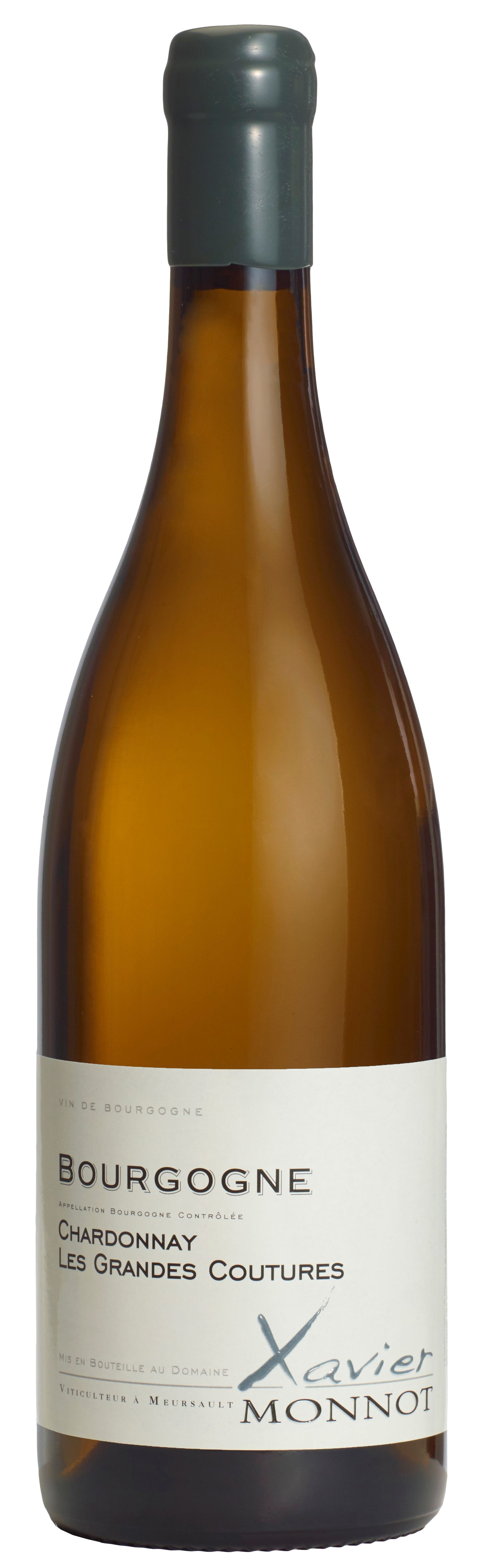 Xavier Monnot Bourgogne Les Grandes Coutures Chardonnay 2020  Front Bottle Shot