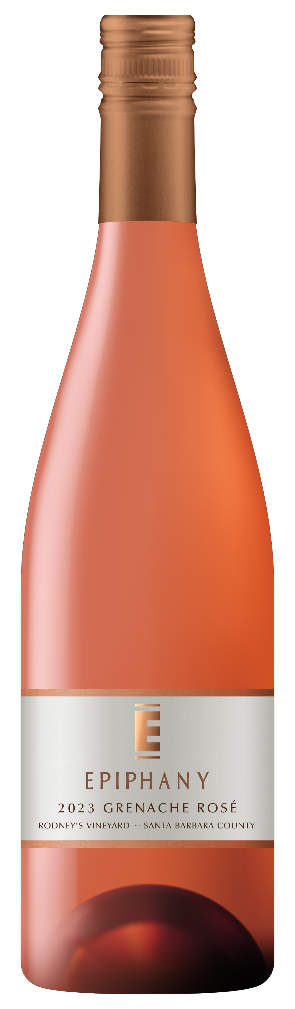 Epiphany Grenache Rose 2023  Front Bottle Shot