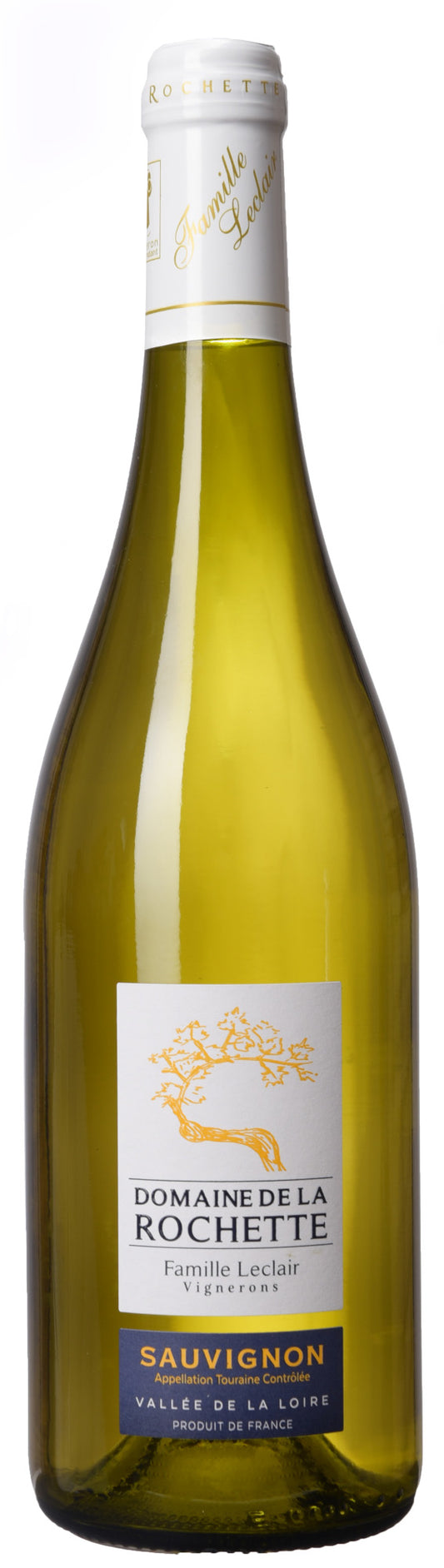 Domaine de la Rochette Touraine Sauvignon 2023  Front Bottle Shot