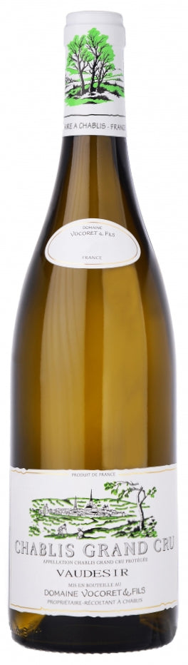 Vocoret Chablis Vaudesir Grand Cru 2022  Front Bottle Shot