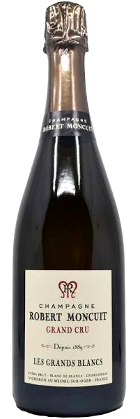 Robert Moncuit Les Grands Blancs Grand Cru Extra Brut  Front Bottle Shot