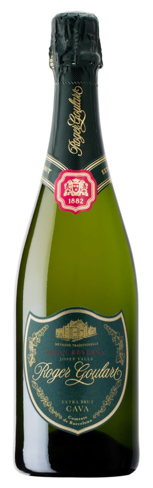 Roger Goulart Josep Valls Gran Reserva Cava 2019  Front Bottle Shot