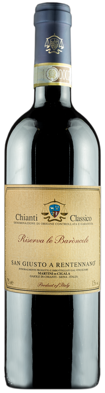 San Giusto a Rentennano Chianti Classico Riserva Le Baroncole 2021  Front Bottle Shot