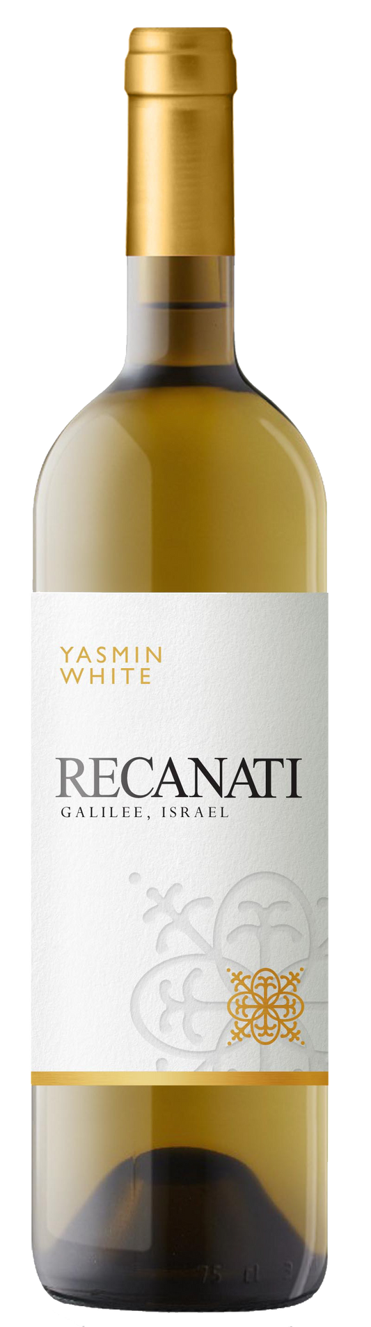 Recanati Yasmin White Blend (OU Kosher) 2023  Front Bottle Shot
