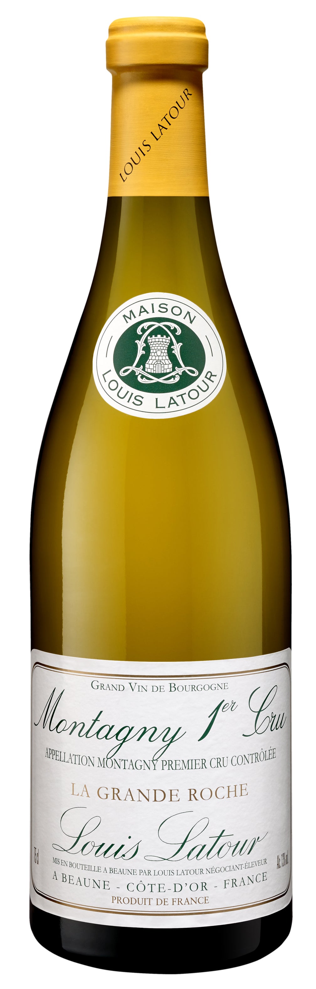 Louis Latour Montagny La Grande Roche Premier Cru 2022  Front Bottle Shot