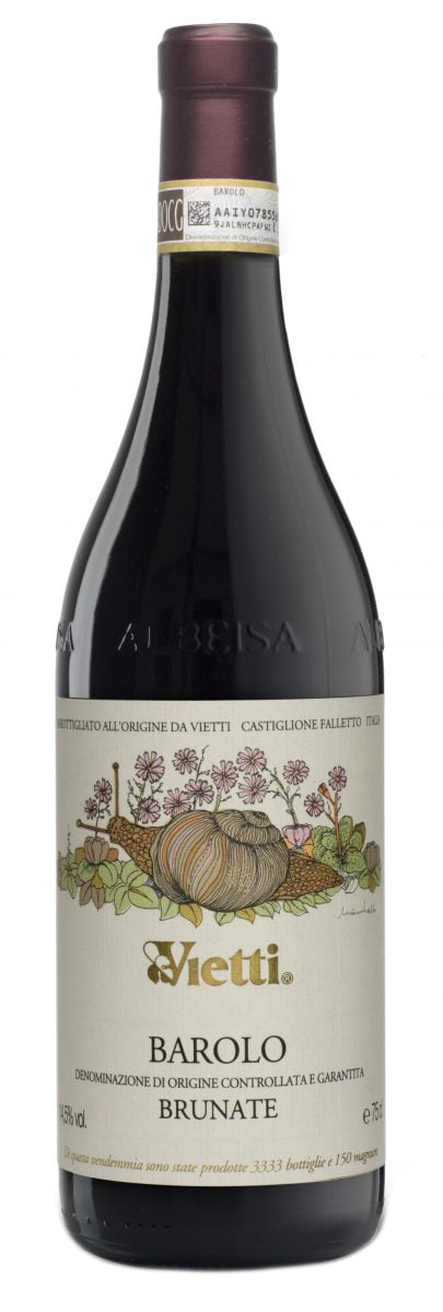 Vietti Barolo Brunate 2020  Front Bottle Shot