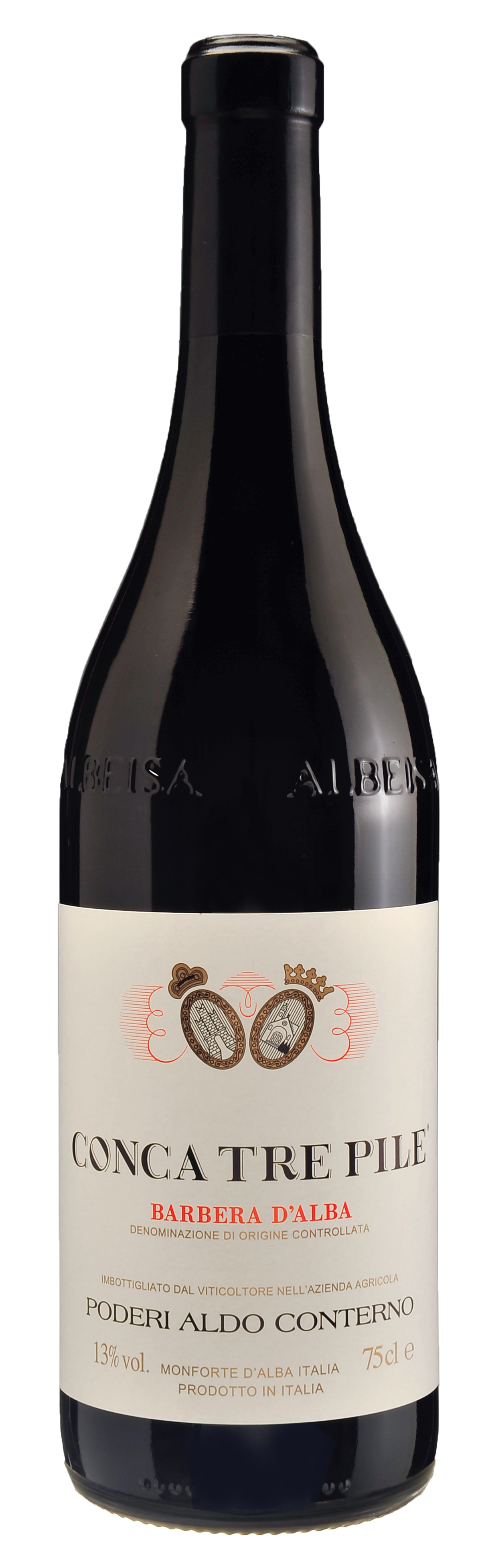 Aldo Conterno Conca Tre Pile Barbera d'Alba 2021  Front Bottle Shot