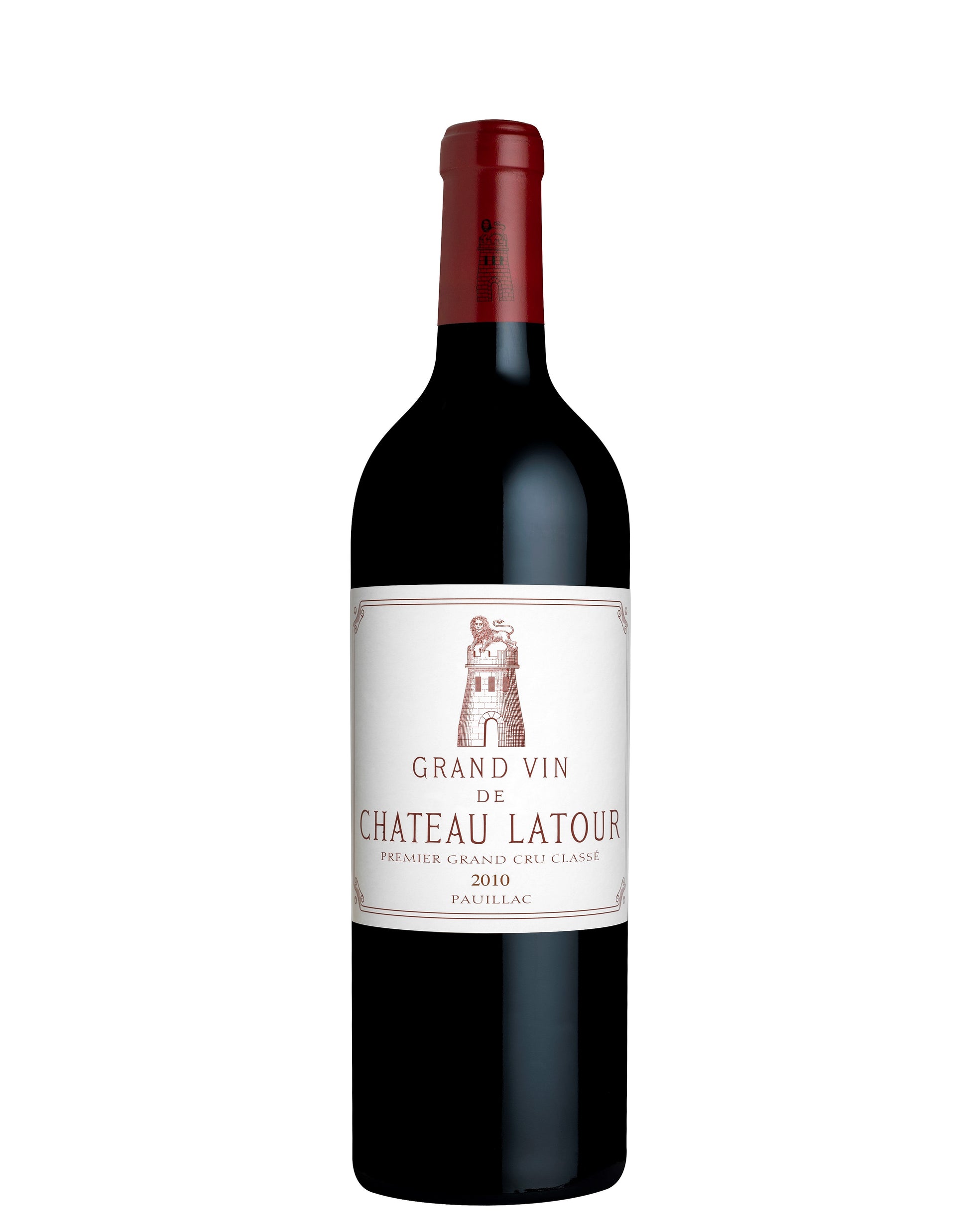 Chateau Latour (1 Bottle in OWC) 2010  Front Bottle Shot