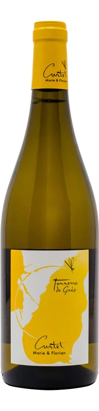 Domaine Curtet Tonnerre de Gres Blanc 2020  Front Bottle Shot