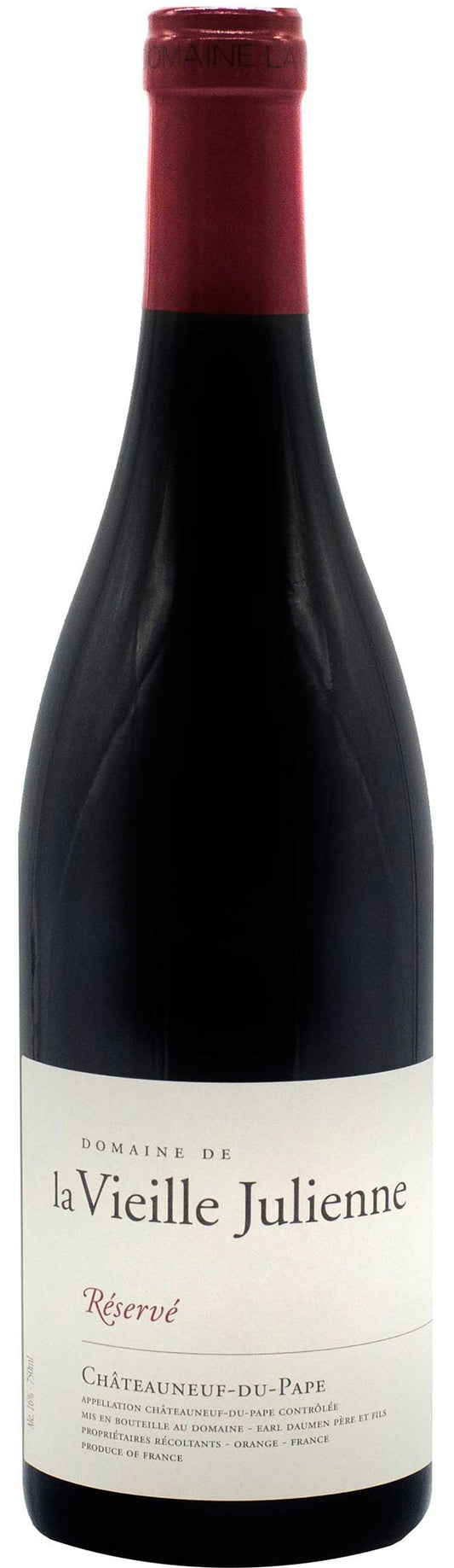Domaine de la Vieille Julienne Chateauneuf-du-Pape Reserve 2020  Front Bottle Shot