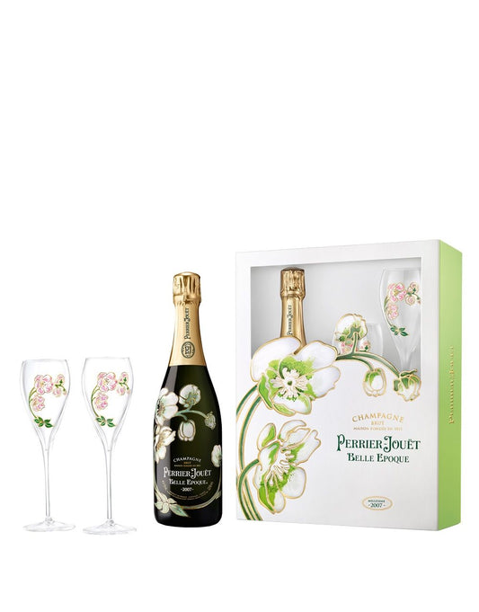 PERRIER-JOUËT BELLE EPOQUE BRUT 2 FLUTE GIFT PACK 750 ML