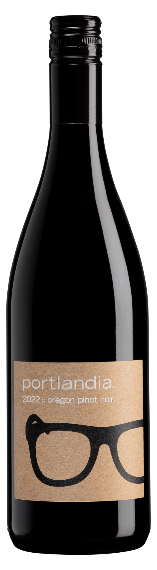 Portlandia Winery Pinot Noir 2022  Front Bottle Shot
