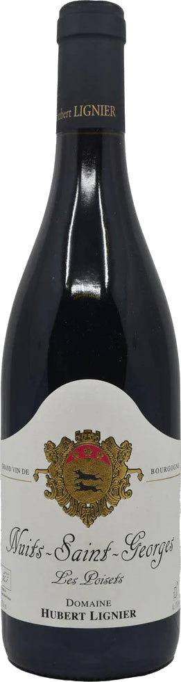 Hubert Lignier Nuits-St-Georges Les Poisets 2022  Front Bottle Shot