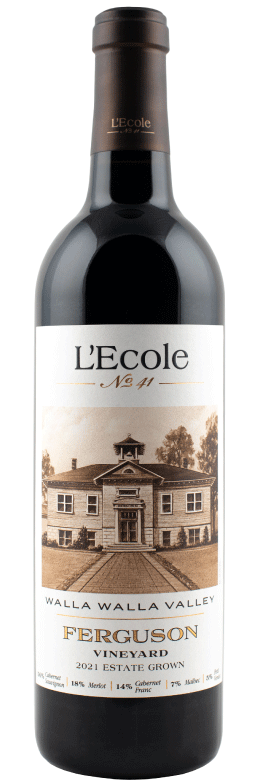 L'Ecole 41 Ferguson Estate Red 2021  Front Bottle Shot