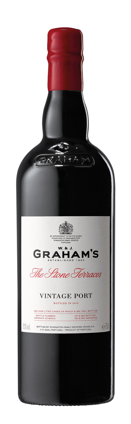 Graham's Stone Terraces Vintage Port 2021  Front Bottle Shot