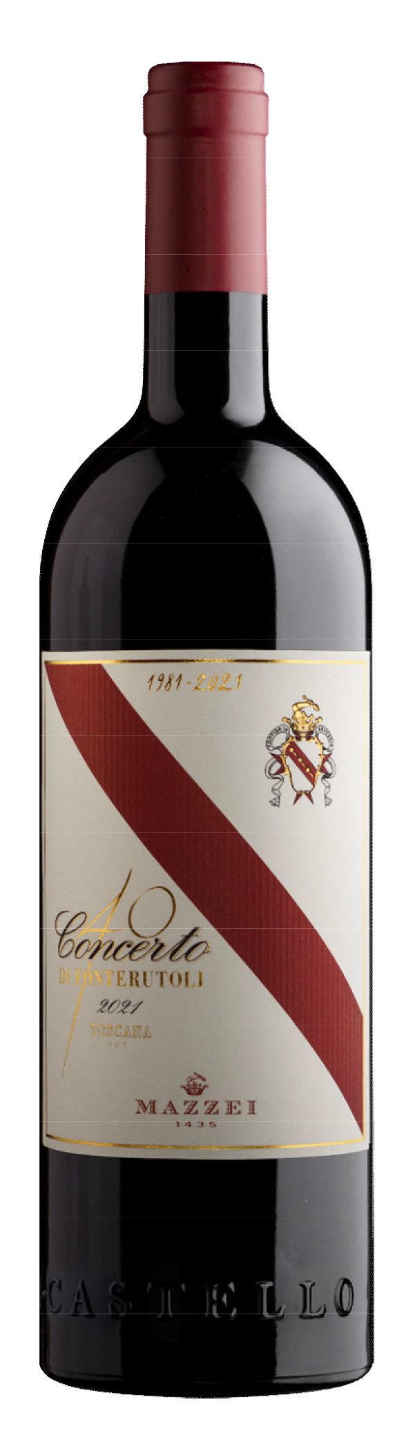 Mazzei Fonterutoli Concerto 2021  Front Bottle Shot