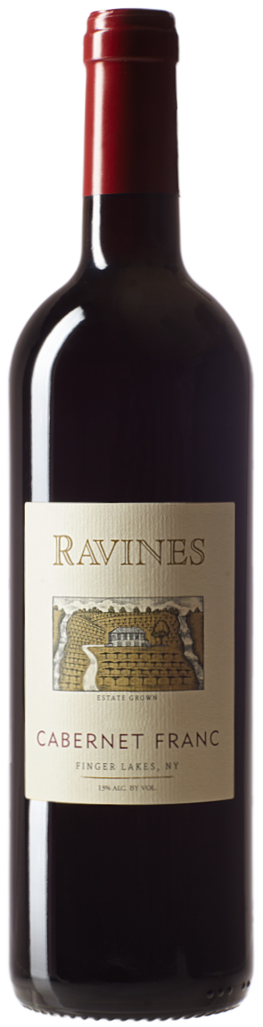 Ravines Cabernet Franc 2022  Front Bottle Shot