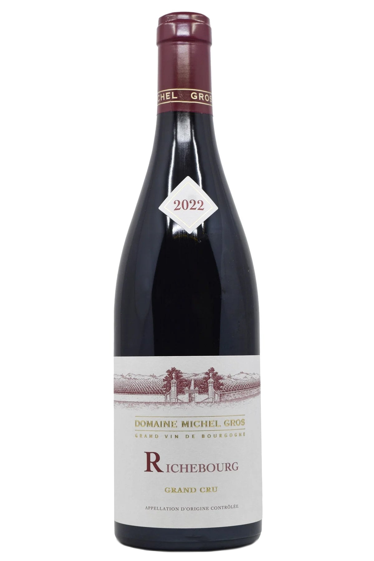 Domaine Michel Gros Richebourg Grand Cru 2022  Front Bottle Shot