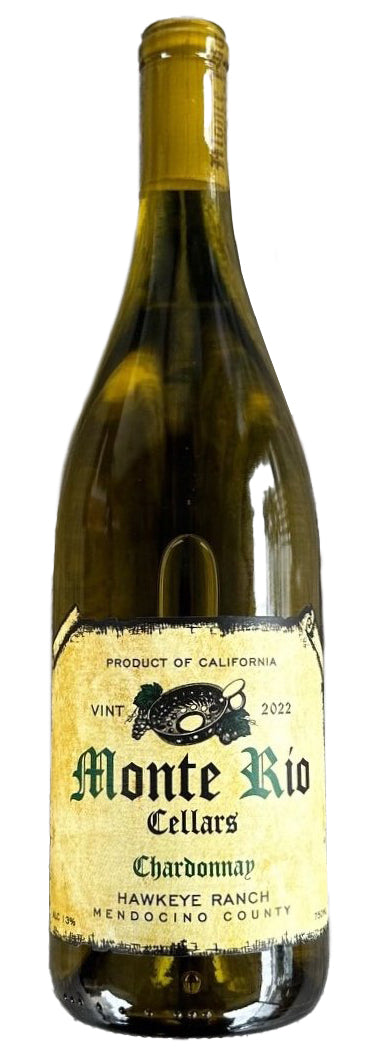 Monte Rio Chardonnay 2022  Front Bottle Shot