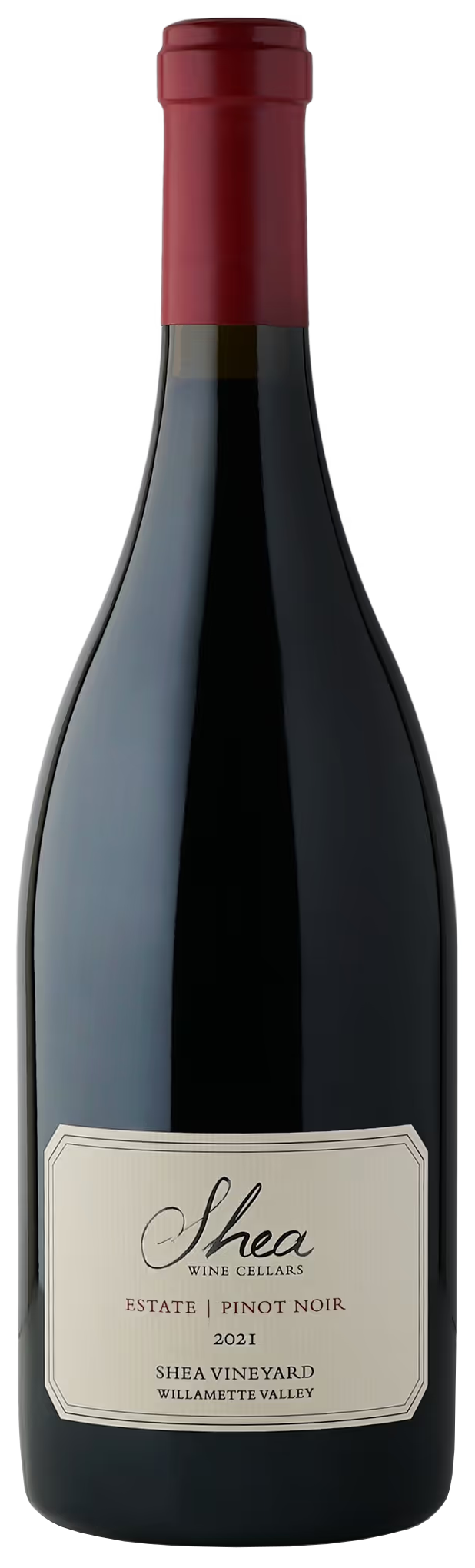 Shea Estate Shea Vineyard Pinot Noir 2021  Front Bottle Shot