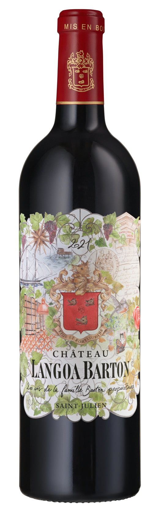 Chateau Langoa Barton  2021  Front Bottle Shot