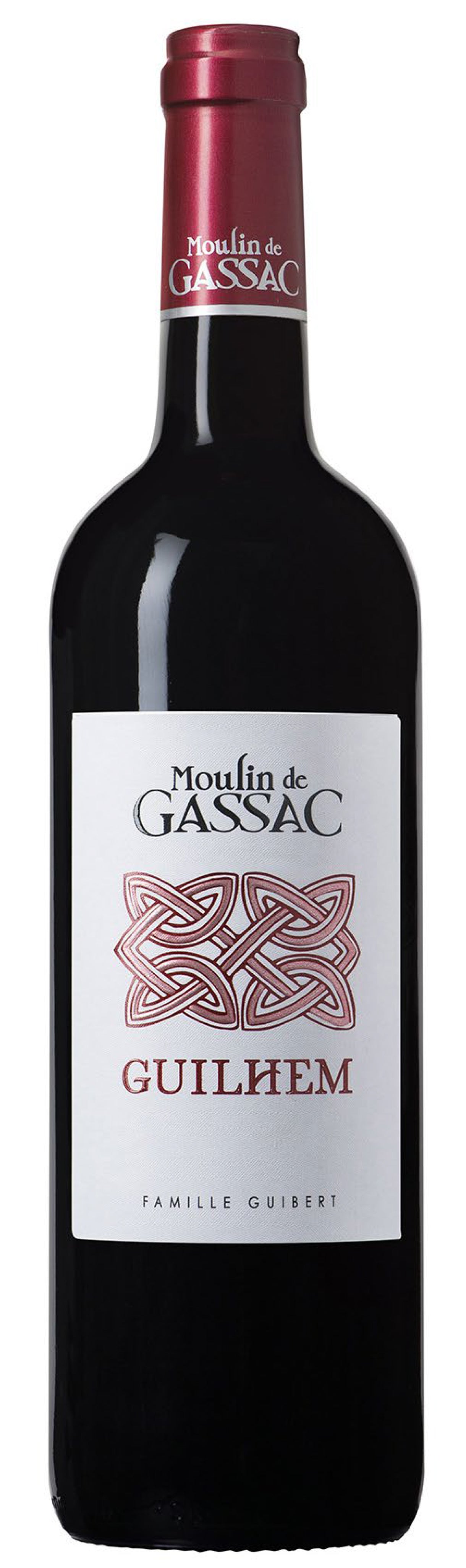 Moulin de Gassac Pays d'Herault Guilhem Rouge 2022  Front Bottle Shot