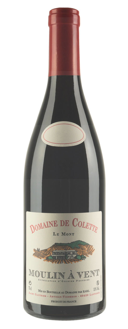 Domaine de Colette Moulin a Vent Le Mont 2022  Front Bottle Shot