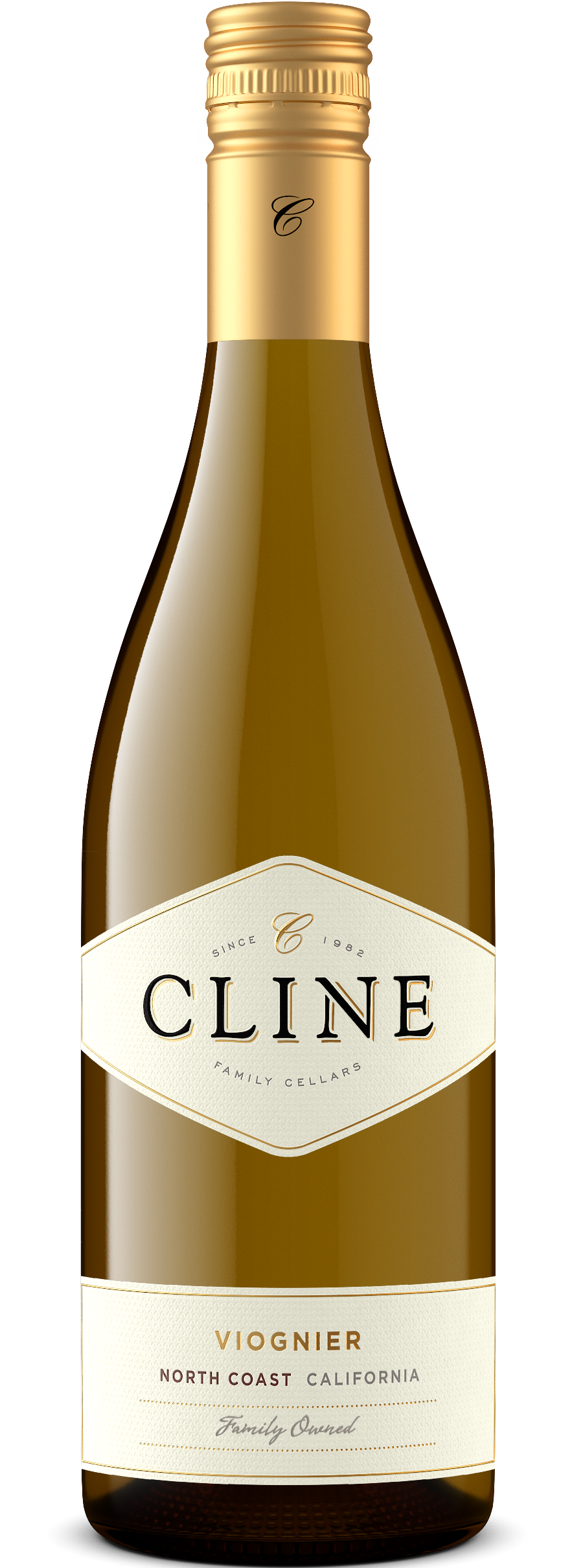 Cline North Coast Viognier 2023  Front Bottle Shot