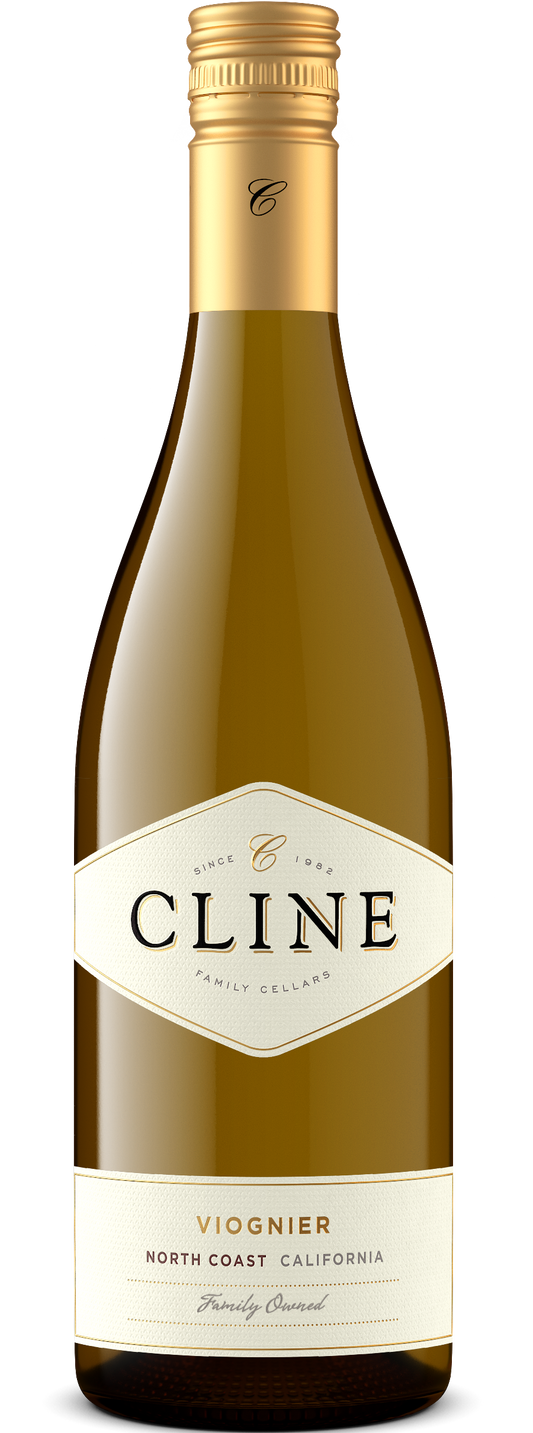 Cline North Coast Viognier 2023  Front Bottle Shot