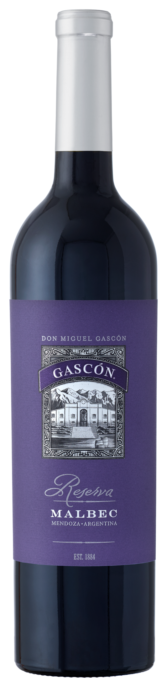 Don Miguel Gascon Riserva Malbec 2021  Front Bottle Shot