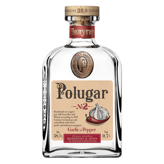 Polugar No2 Garlic & Pepper Vodka 750ml
