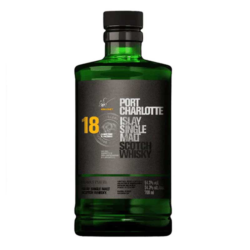 Port Charlotte 18 Year Islay Heavy Peated Scotch Whisky 750ml