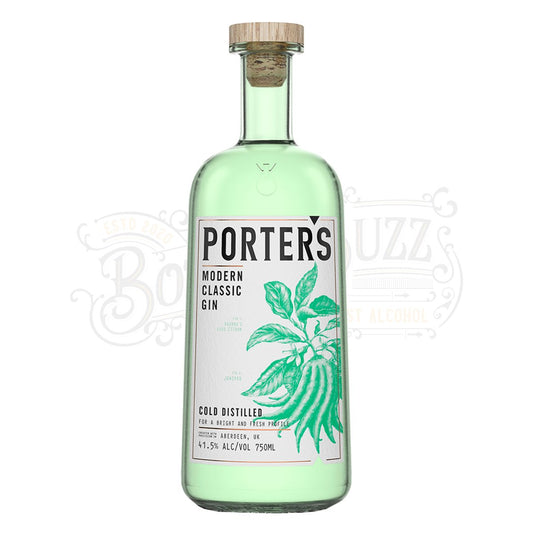 Porters Dry Gin Modern Classic Cold Distilled