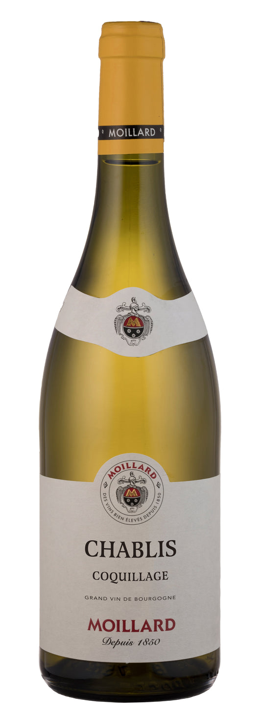 Moillard Chablis 2020  Front Bottle Shot