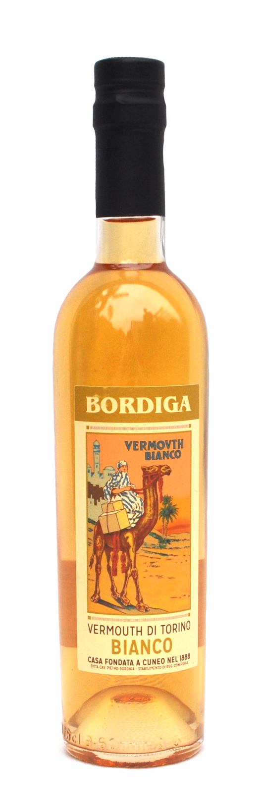 Bordiga Vermouth Bianco  Front Bottle Shot