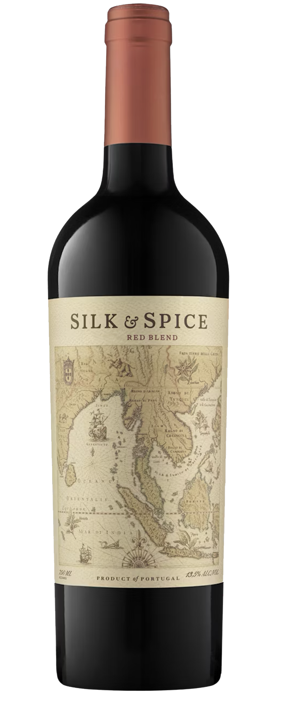 Silk and Spice Red Blend 2022  Front Bottle Shot