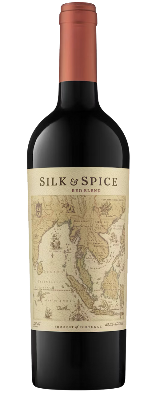 Silk and Spice Red Blend 2022  Front Bottle Shot