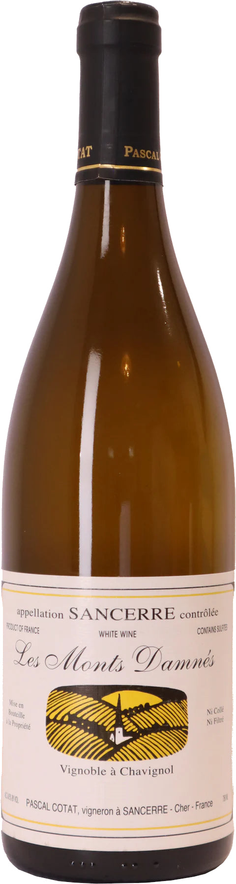 Pascal Cotat Sancerre Les Monts Damnes 2023  Front Bottle Shot