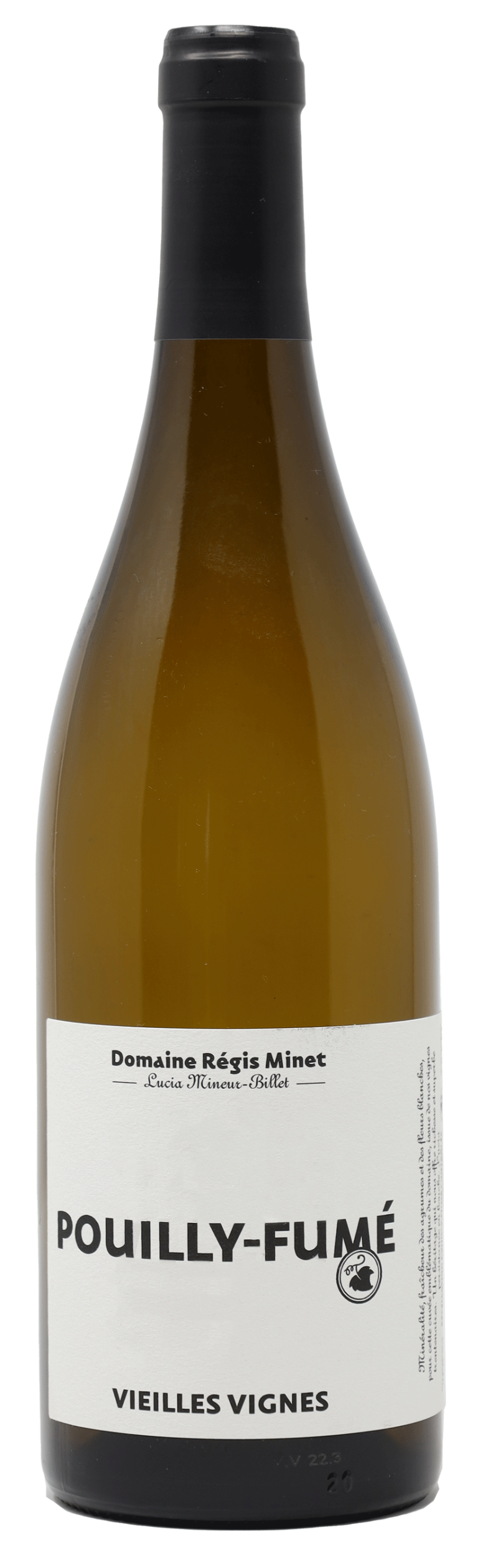 Regis Minet Pouilly-Fume Vieilles Vignes 2023  Front Bottle Shot