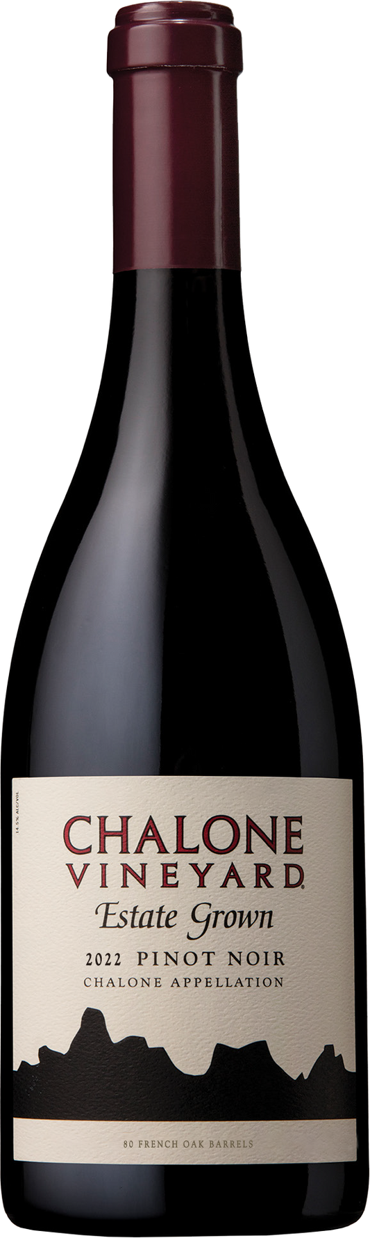 Chalone Estate Pinot Noir 2022  Front Bottle Shot