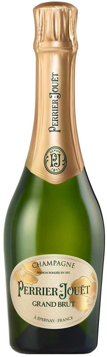 Perrier-Jouet Grand Brut (375ML half-bottle)  Front Bottle Shot