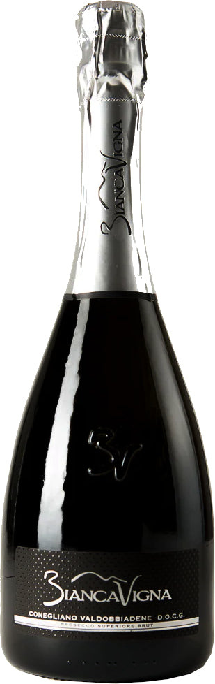 Biancavigna Prosecco Valdobbiadene Superiore Brut 2022  Front Bottle Shot