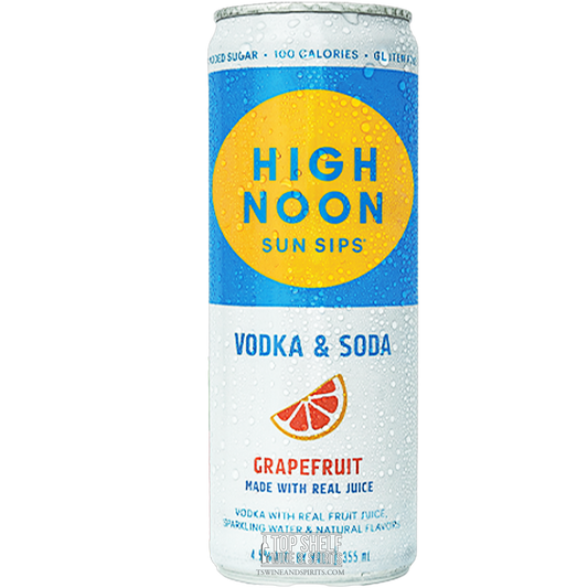 High Noon Grapefruit Hard Seltzer (4 Pack) 355ml