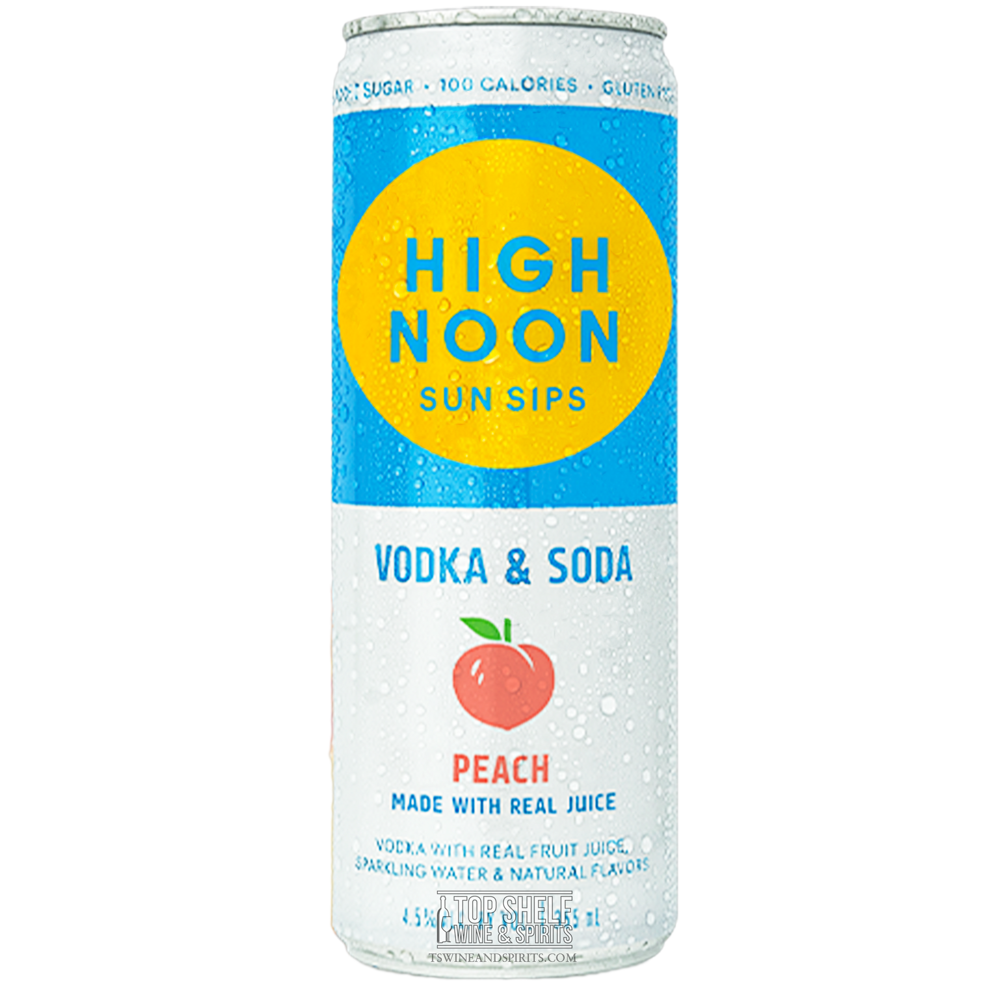 High Noon Peach Hard Seltzer (4 Pack) 355ml
