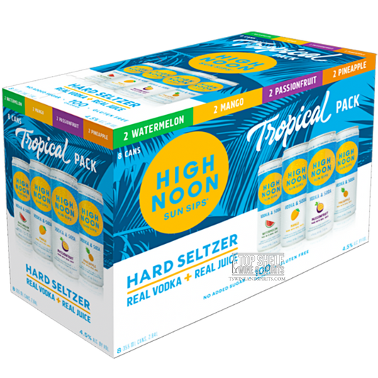 High Noon Tropical Variety Hard Seltzer (8 Pack) 355ml