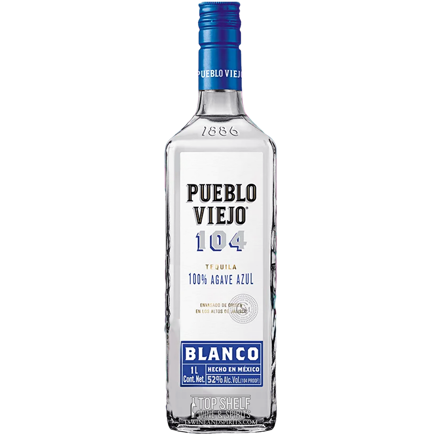Pueblo Viejo 104 Proof Blanco Tequila