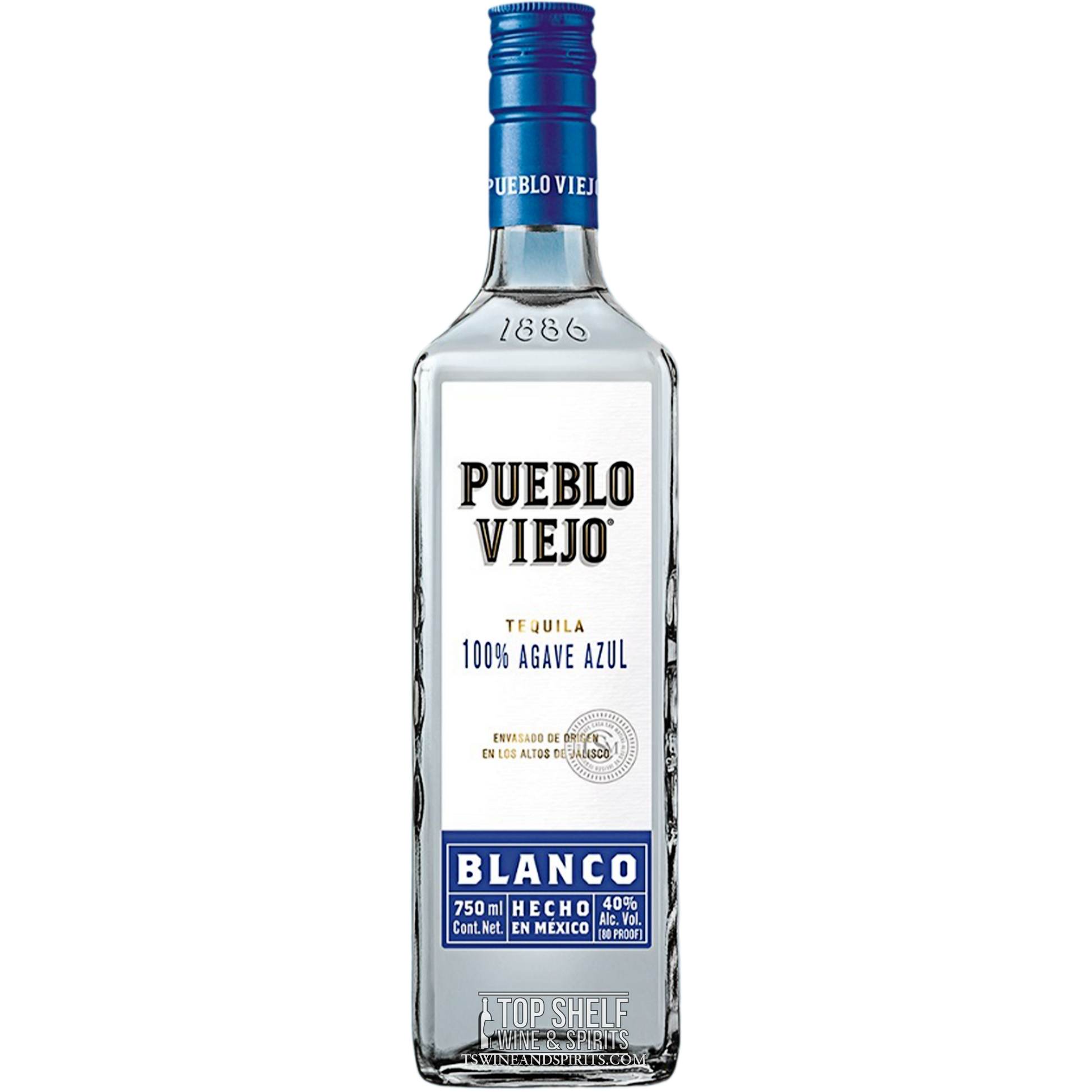 Pueblo Viejo Blanco Tequila