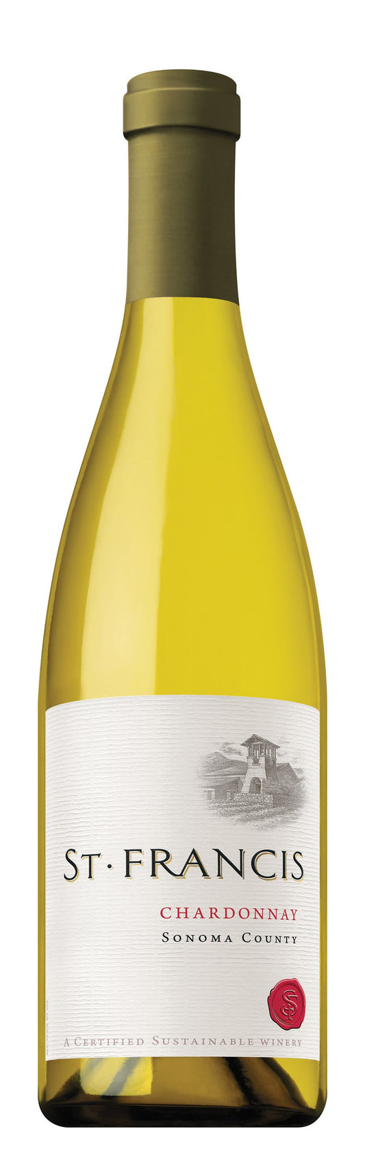 St. Francis Chardonnay 2022  Front Bottle Shot